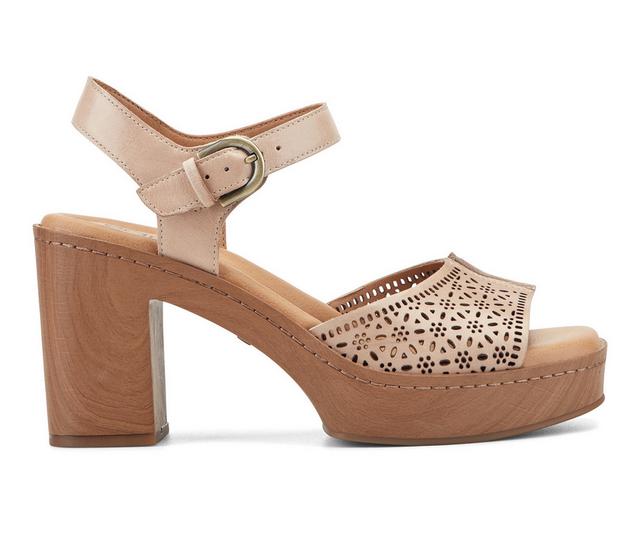 Women's Earth Origins Quinty Heeled Sandals in Sand color