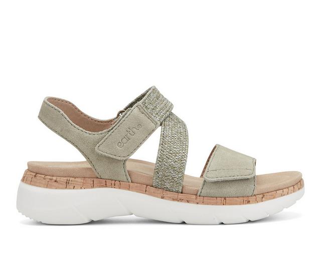 Women's Earth Origins Reston Sandals in Sage color