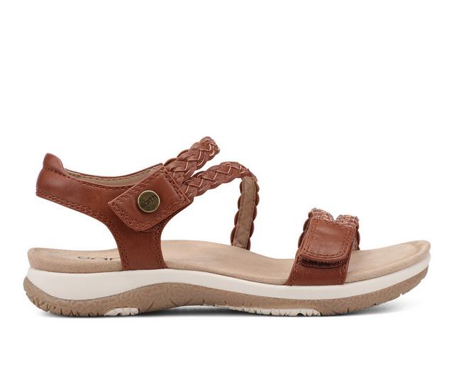Women's Earth Origins Stellon Sandals in Medium Brown color