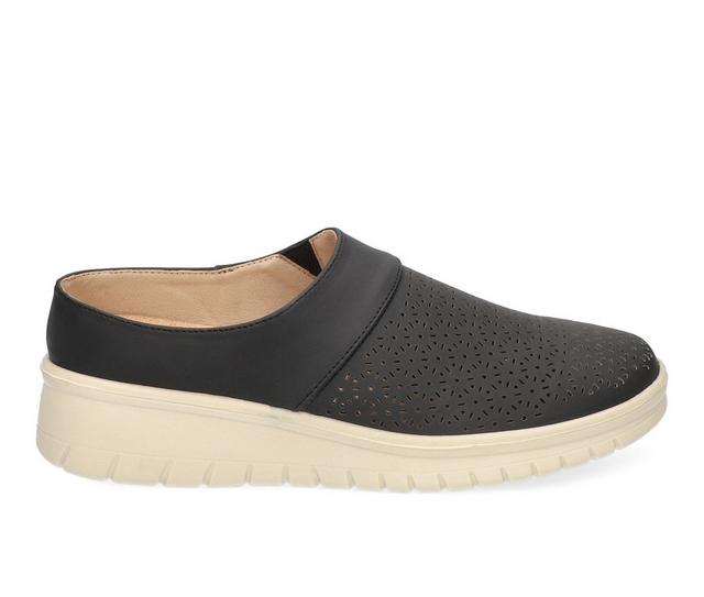 Women's Easy Street Aretha Mules in Black color