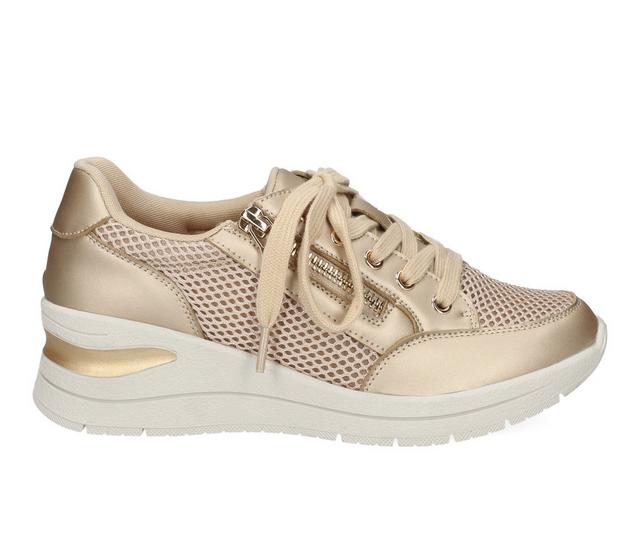 Women's Easy Street Barrie Sneakers in Champagne color
