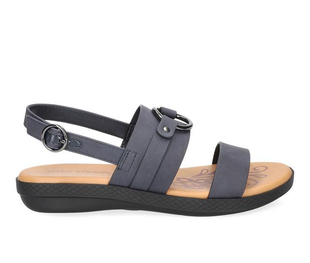 Women's Easy Street Cohen Sandals in Navy color