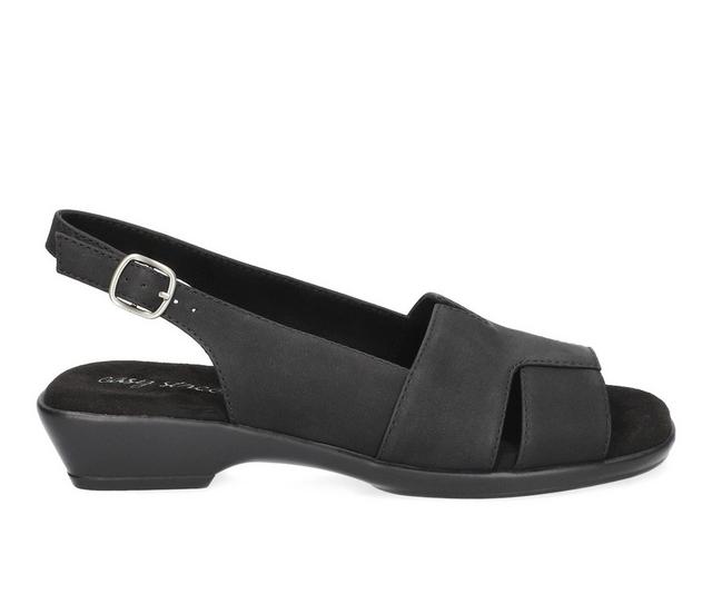 Women's Easy Street Corbett Dress Sandals in Black color