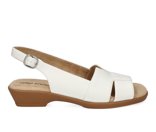 Women's Easy Street Corbett Dress Sandals in White color