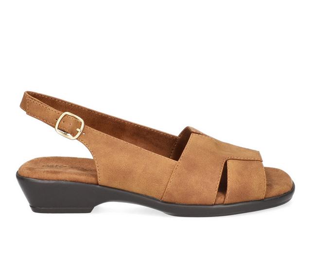 Women's Easy Street Corbett Dress Sandals in Tan color