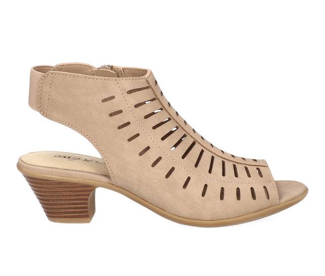 Women's Easy Street Elevate Dress Sandals in Sand color