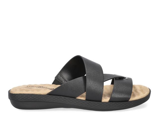 Women's Easy Street Gulf Sandals in Black color