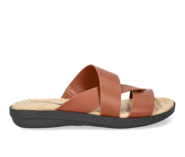 Women's Easy Street Gulf Sandals in Cognac color