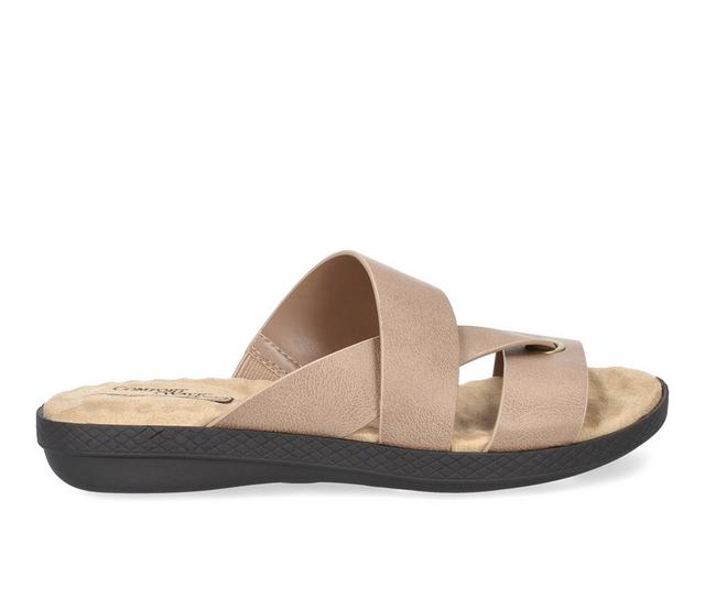 Women's Easy Street Gulf Sandals in Taupe color