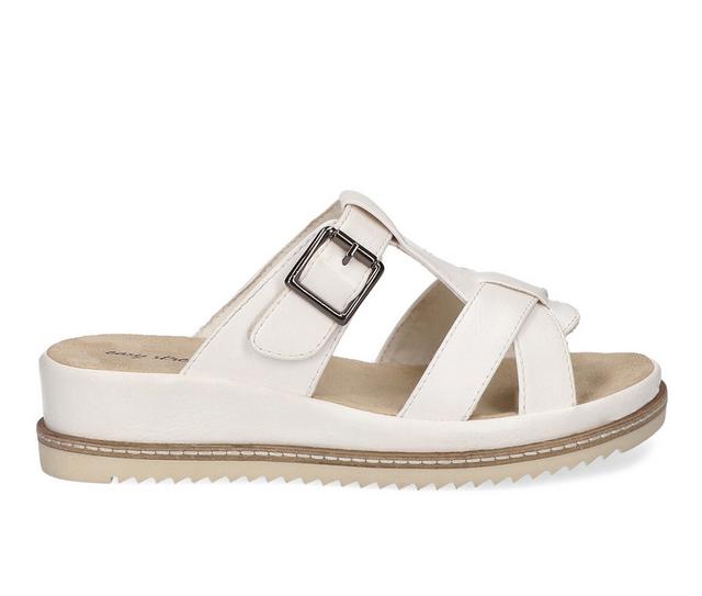 Women's Easy Street Joby Wedges in White color