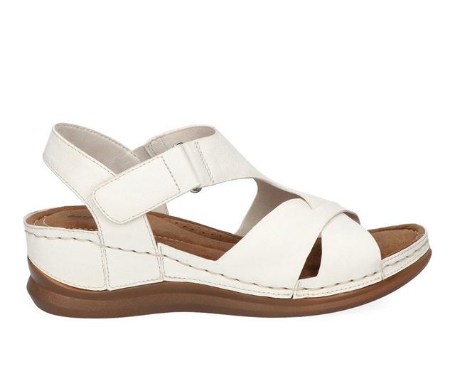 Women's Easy Street Lani Wedges in White color