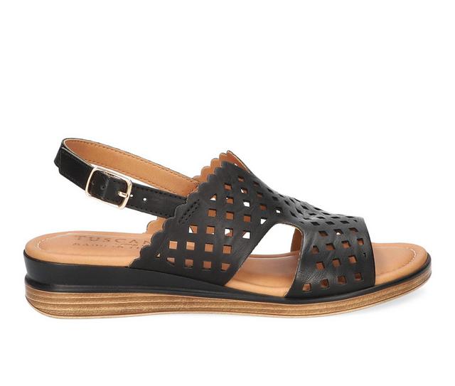 Women's Easy Street Martella Wedges in Black color