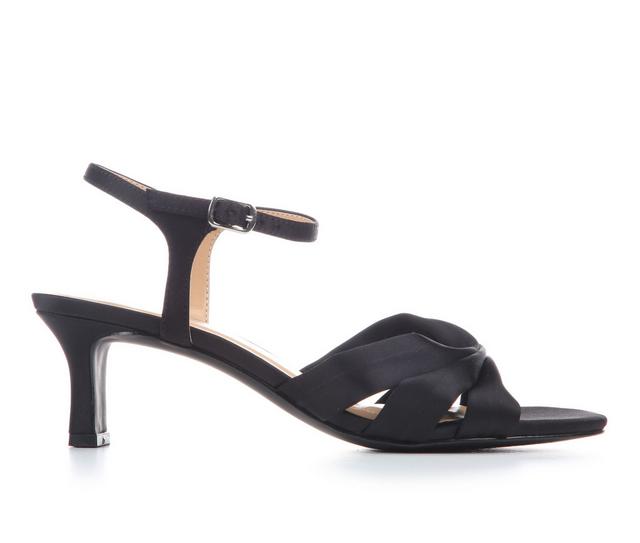 Women's American Glamour BadgleyM Yael Heeled Sandals in Black color