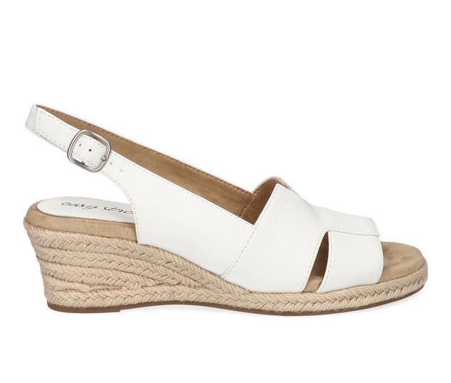 Easy Street Resort Wedges in White color