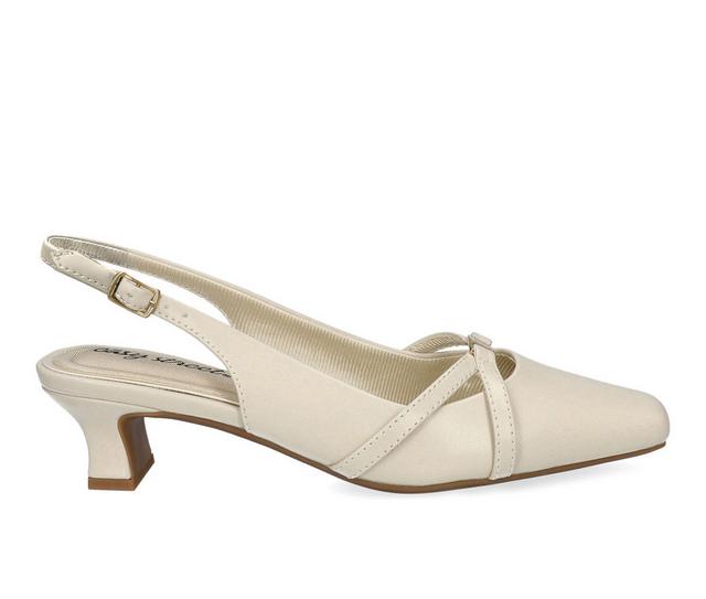Women's Easy Street Ridley Pumps in Bone color