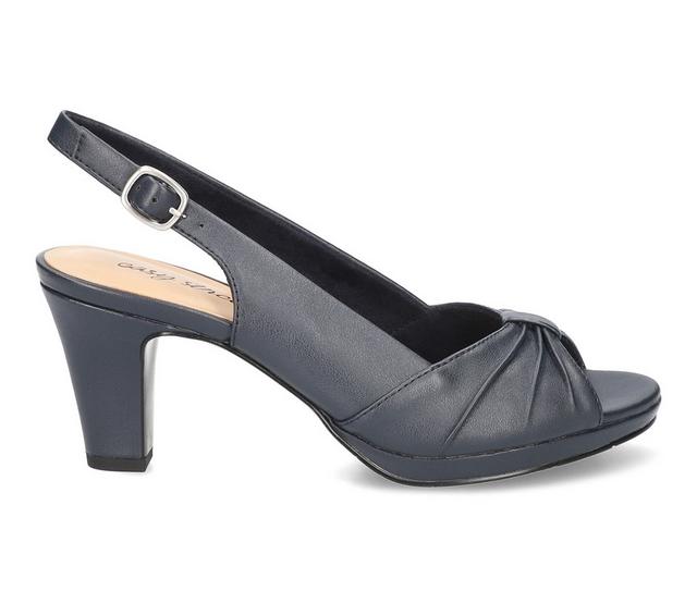 Women's Easy Street Saturn Dress Sandals in Navy color