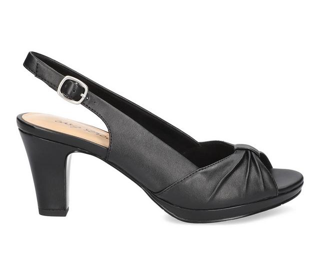 Women's Easy Street Saturn Dress Sandals in Black color