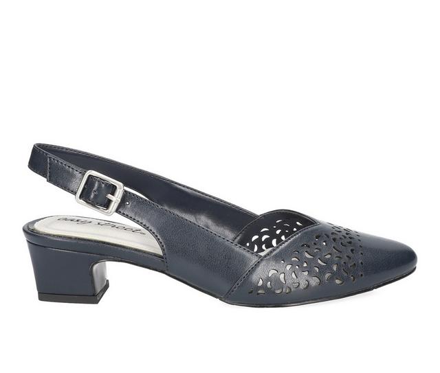 Women's Easy Street Sofie Pumps in Navy color