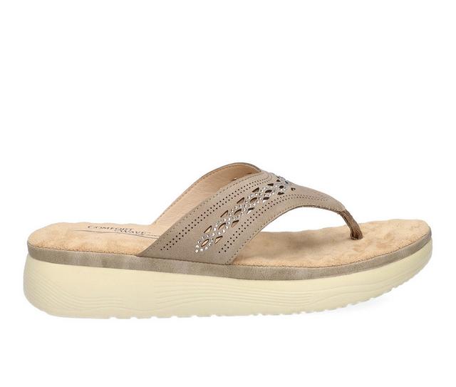 Women's Easy Street Sonny Flip-Flops in Natural color