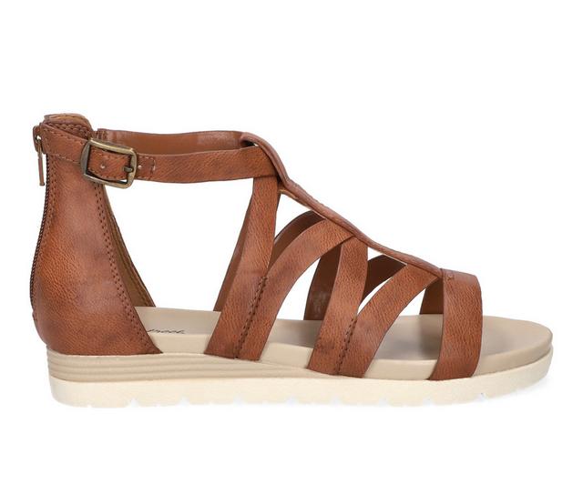 Women's Easy Street Vila Sandals in Tan color