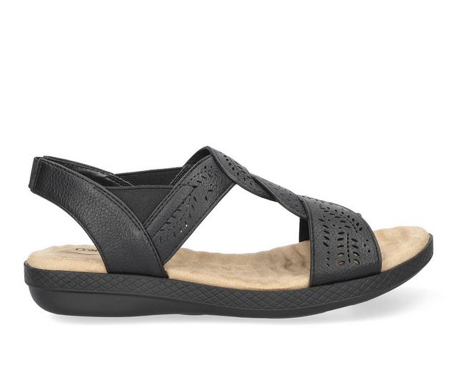 Women's Easy Street Weare Sandals in Black color