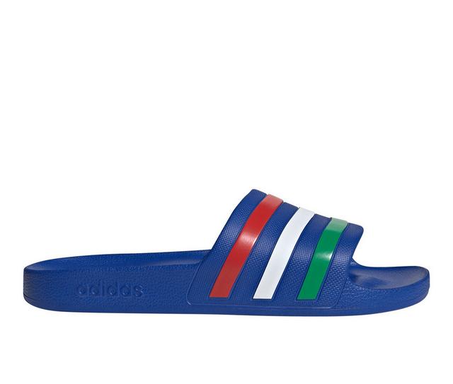 Men's Adidas Adilette Aqua Slides Slides in Turquoise/Aqua color