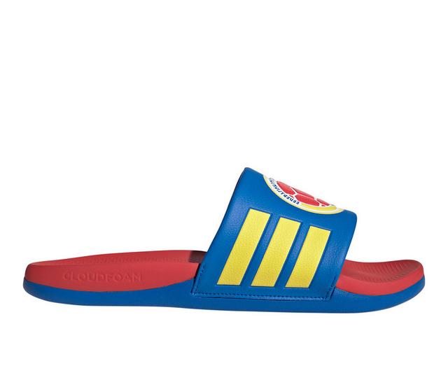 Men's Adidas Adilette Comfort 2.0 Men's Slides in Medium Blue color