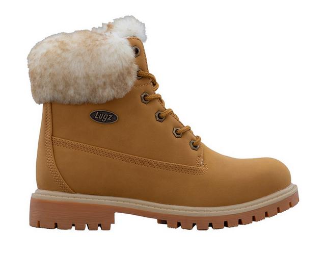 Lugz Rucker Hi Fur Booties in Wheat/Cream color