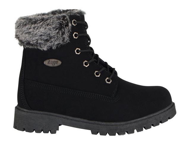 Lugz Rucker Hi Fur Booties in Black color