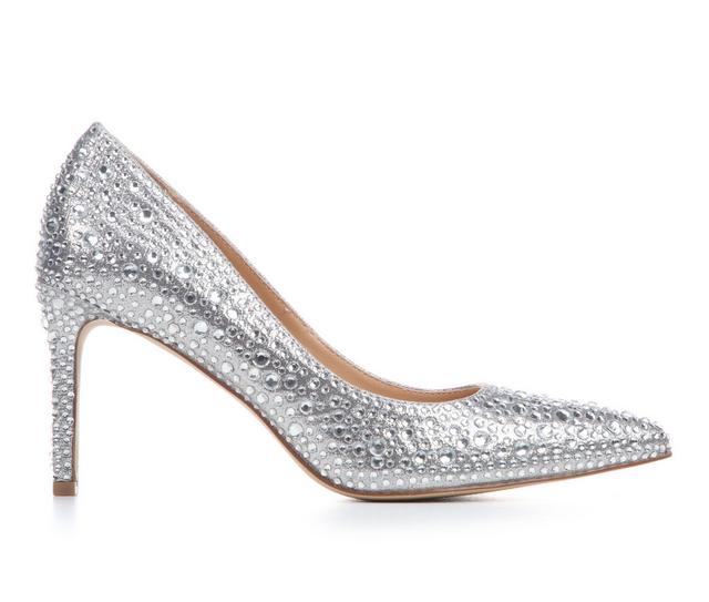 Women's American Glamour BadgleyM Zaniyah Special Occasion Shoes in Silver color
