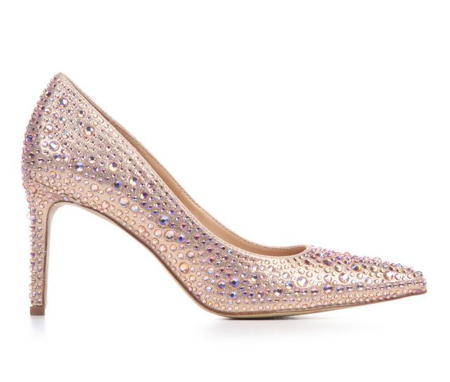 Women's American Glamour BadgleyM Zaniyah Special Occasion Shoes in Light Gold color