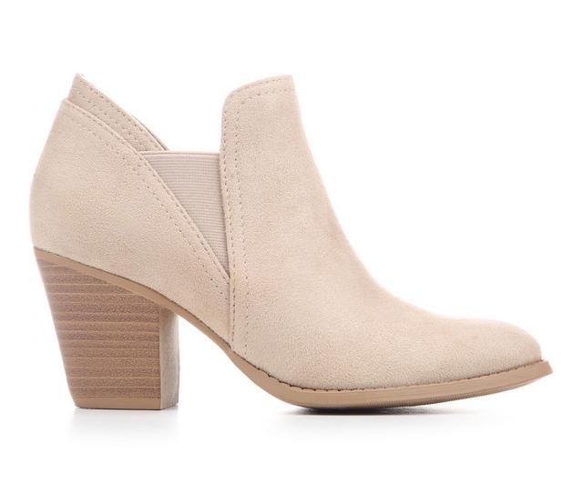 Women's Soda Deluxe Booties in Sand Nub color