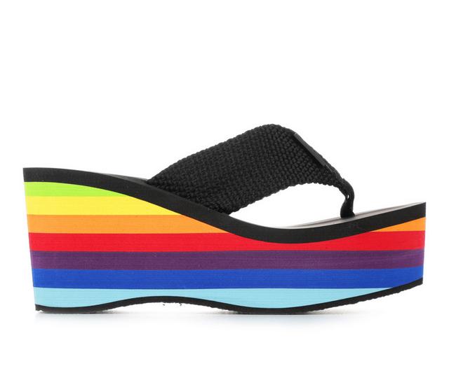 Women's Rocket Dog Crush Sandal Platform Sandals in Black color