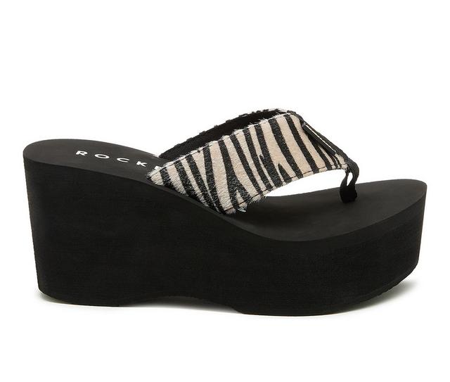 Rocket Dog Crush Sandal Wedges in Camel color