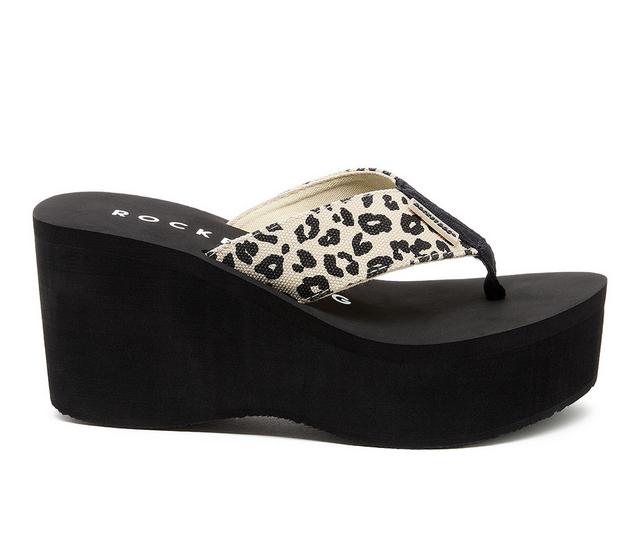 Women's Rocket Dog Crush Sandal Platform Sandals in Natural color