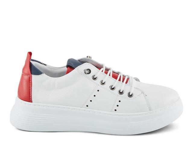 Women's SPRING STEP France Sneakers in Red Multi color