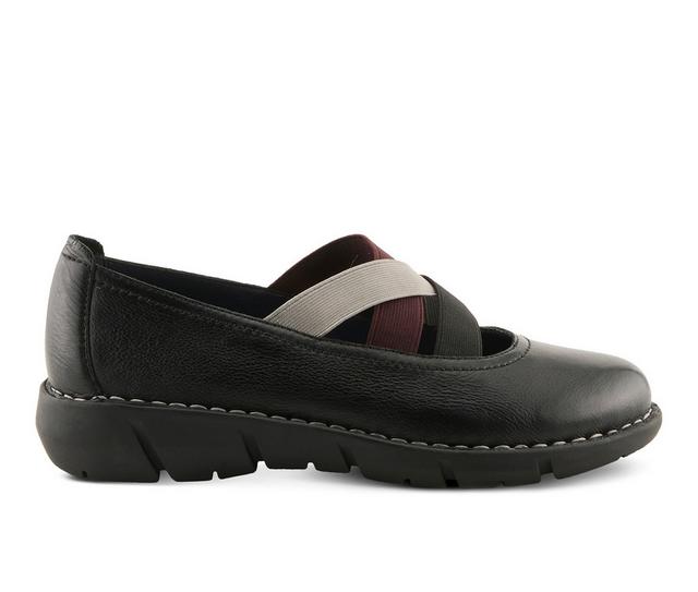 Women's SPRING STEP Jax Slip-ons in Black Multi color