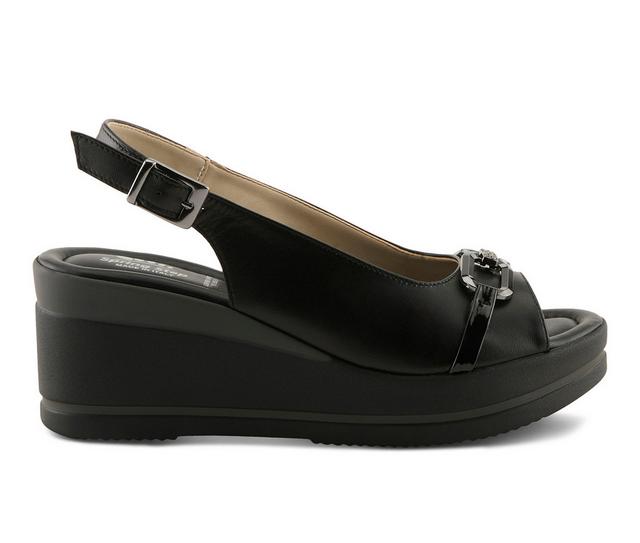 Women's SPRING STEP Tamra Wedges in Black color