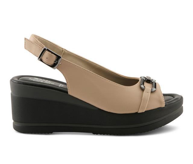 Women's SPRING STEP Tamra Wedges in Beige color