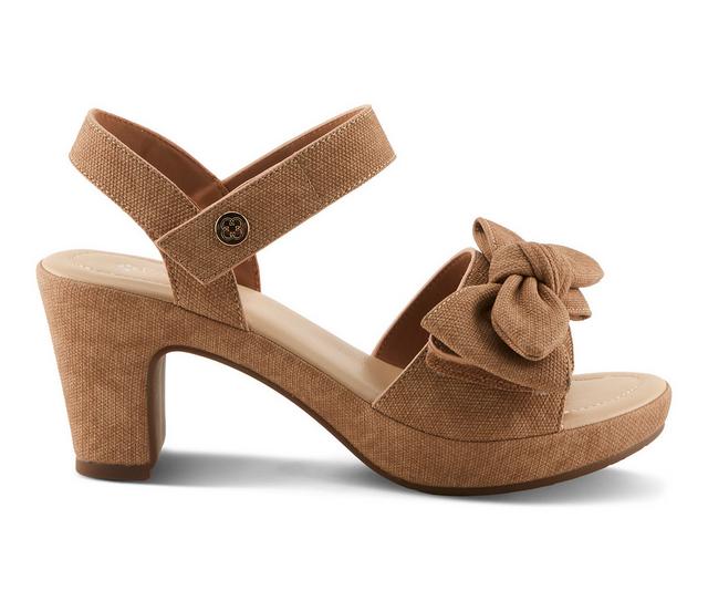Women's Patrizia Bowdee Heeled Sandals in Tan color