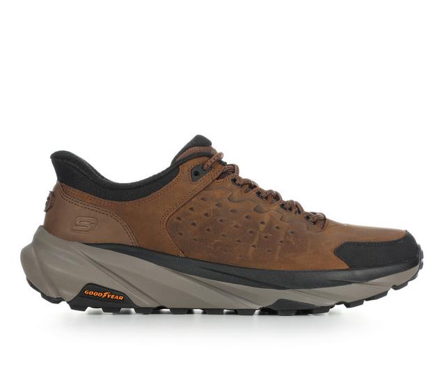 Men's Skechers 205775 Rockwell Hiking Shoes in Charcoal/Black color
