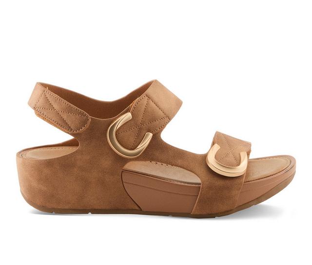 Women's Patrizia Oceanway-Lux Wedge Sandals in Tan color