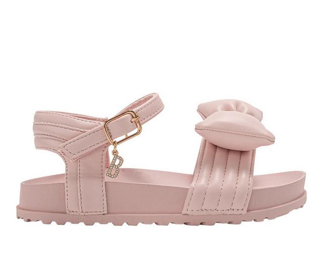 Girls' Bebe Little Kid Lilly Sandals in Blush color