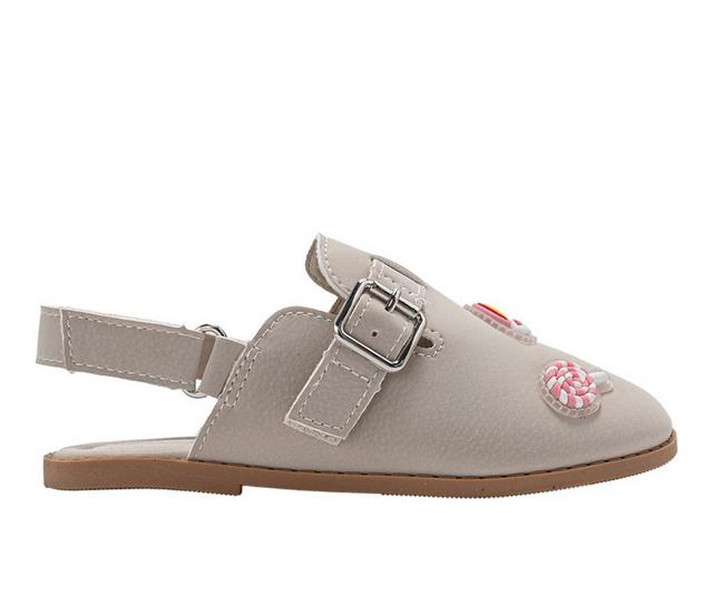 Girls' Bebe Toddler Lolli Mules in Tan color