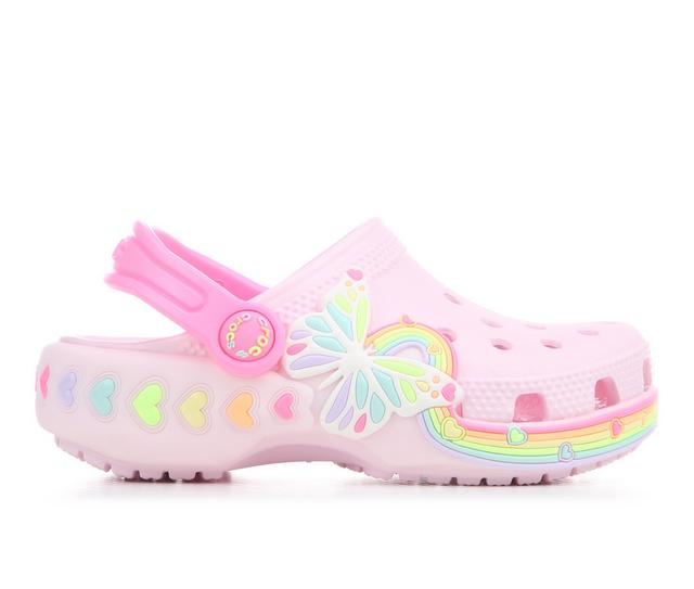 Girls' Crocs Toddlers' Funlab Butterfly Clogs in Pink Milk color