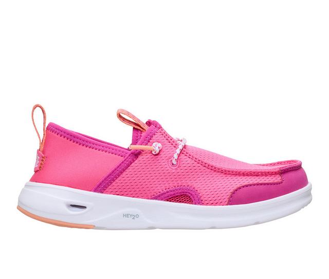 Boys' HEYDUDE Little Kid & Big Kid Wally Hey 2.0 Mesh Slip-ons in Pink color