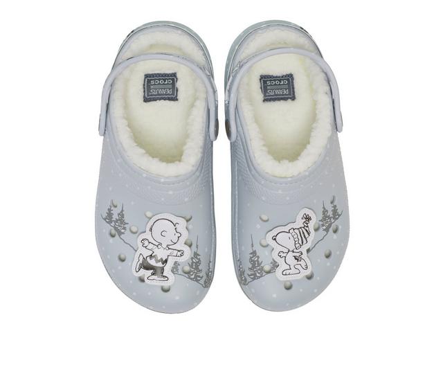Women's Crocs Peanuts Holiday Classic Lined Clogs in Multi color