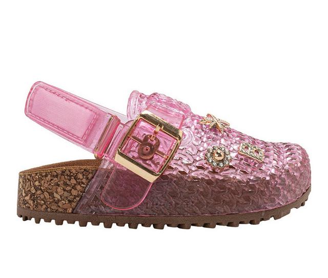 Girls' Bebe Toddler Ruby Clogs in Pink color