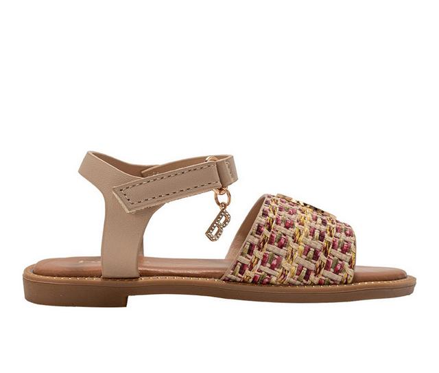 Girls' Bebe Little Kid Sandy Sandals in Multi color