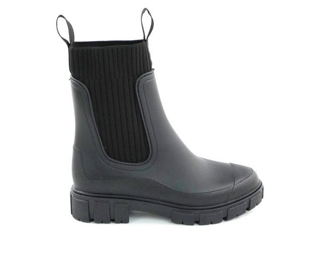 Women's Henry Ferrara Target-100 Rain Boot Rain Boots in Black color